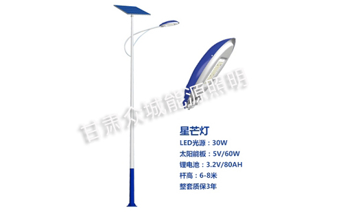 阿克苏太阳能路灯核心技术参数解读